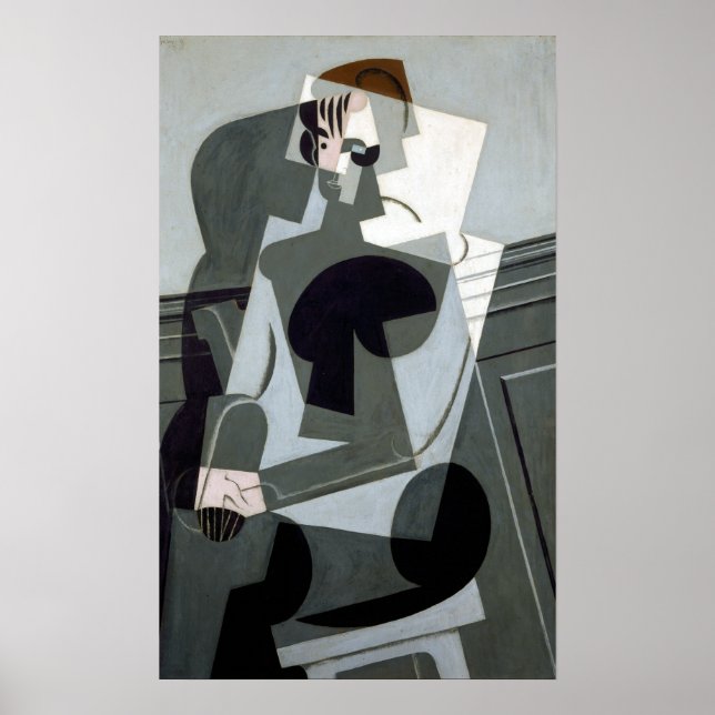 Juan Gris Portrait de Madame Josette Gris Poster (Front)