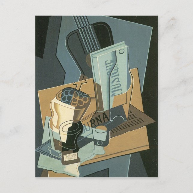 Juan Gris - Sheet of Music Postcard (Front)