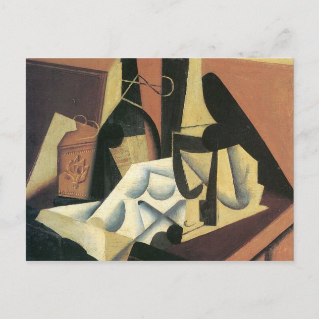 Juan Gris - Still Life with a white tablecloth Postcard (Front)