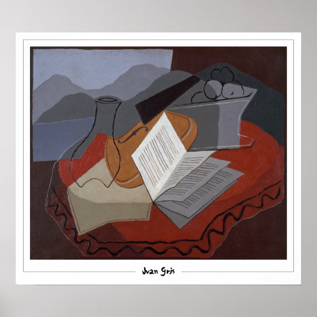 Juan Gris Zedign Art Poster #282 (Front)