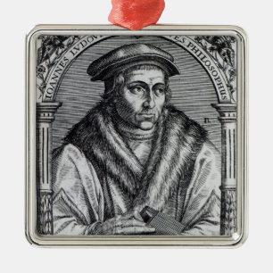 Juan Luis Vives Metal Ornament