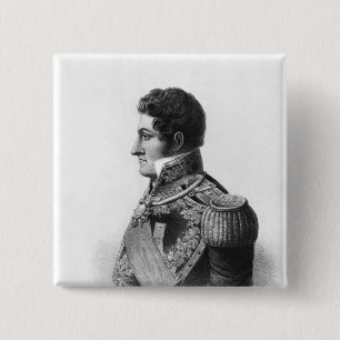 Juan Manuel de Rosas 2 Inch Square Button