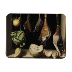 Juan Sanchez Cotan - Still Life with Game Fowl Magnet