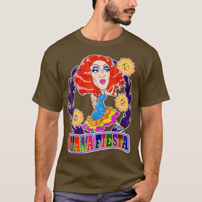 JUANA FIESTA Bold Drag Queen TShirt (Front)