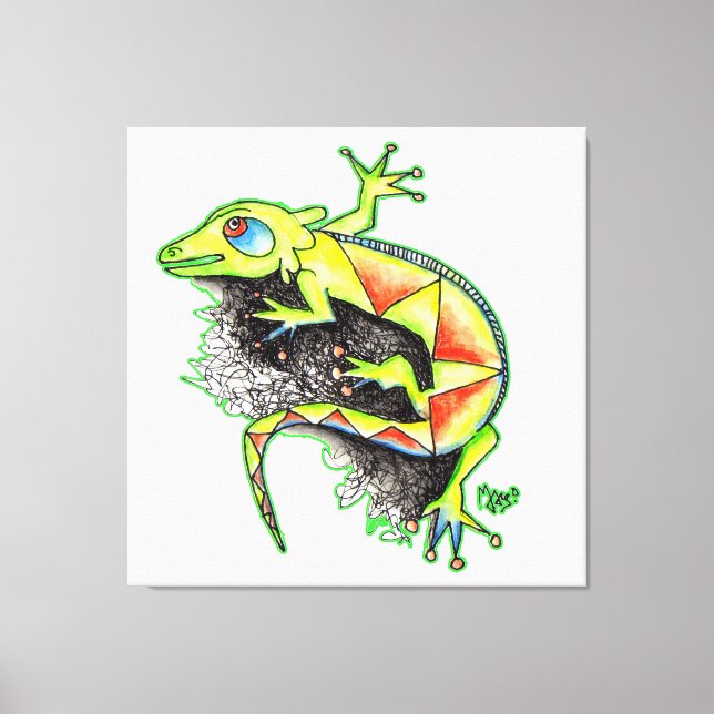 JUANA LA IGUANA CANVAS PRINT (Front)