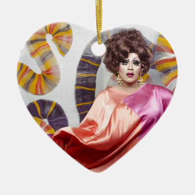 Juanita MORE! Ceramic Ornament (Front)