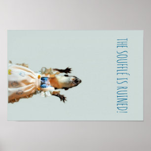 Juanita Weasel with not cursing.  As requested. Poster