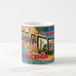 Juarez Mexico Vintage Postcard Mug