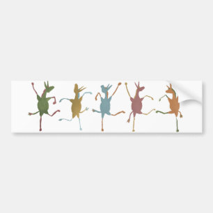 Jubilant Jennets (Silly Fillies) bumper sticker