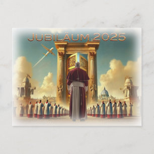 Jubiläum 2025, Vatikan, Reisesouvenir Geschenkide. Postcard