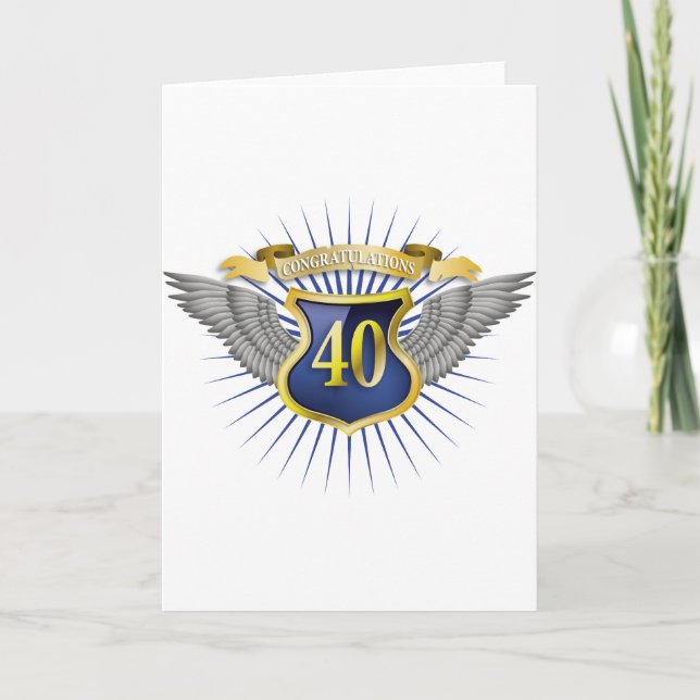 Jubiläum 40 card (Front)