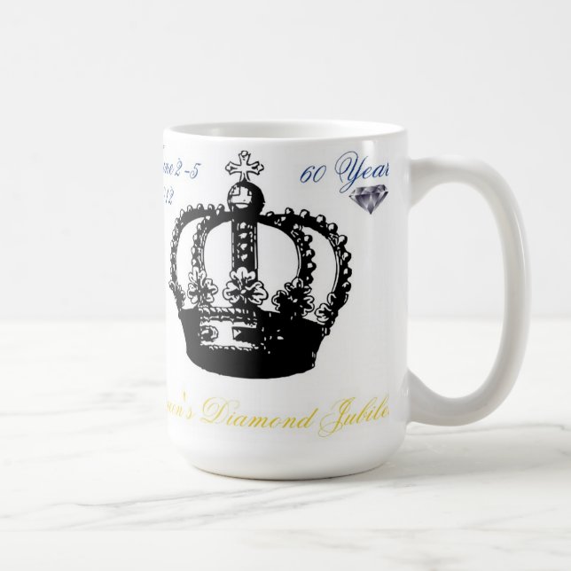 Jubilé de diamant de Queens 2012 Mug (Droite)