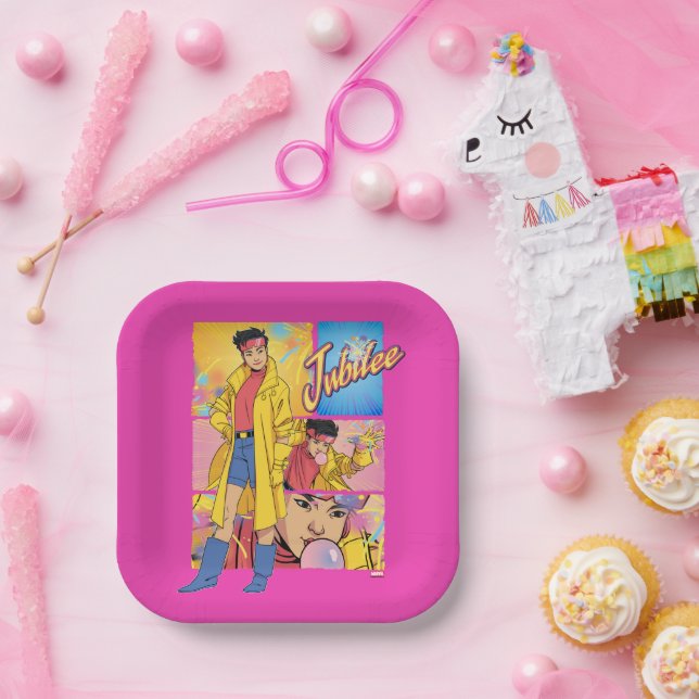 Jubilee Character Panel Graphic Paper Plate (Party)