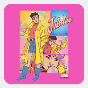 Jubilee Character Panel Graphic Square Sticker