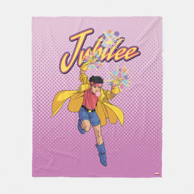 Jubilee Character Pose Fleece Blanket (Front)
