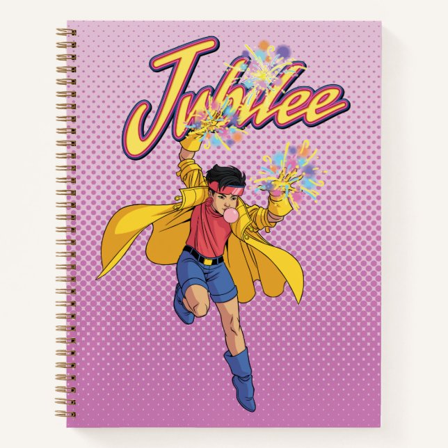 Jubilee Character Pose Notebook (Front)