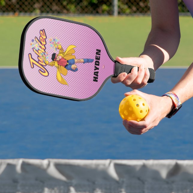 Jubilee Character Pose Pickleball Paddle (Insitu)