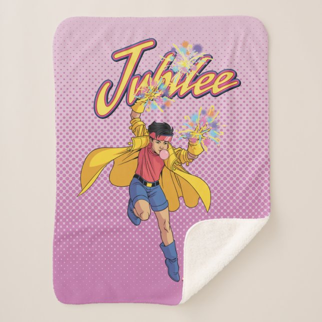 Jubilee Character Pose Sherpa Blanket (Front)