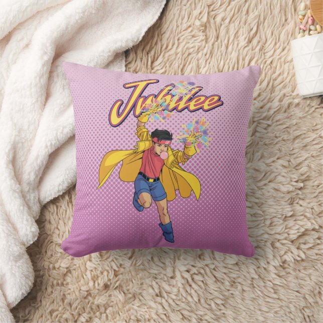 Jubilee Character Pose Throw Pillow (Blanket)