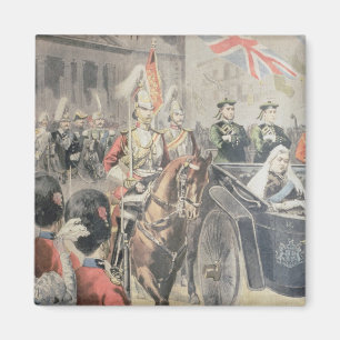 Jubilee of the Queen of England Magnet