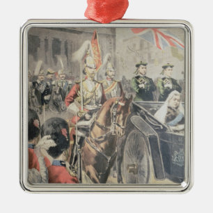 Jubilee of the Queen of England Metal Ornament