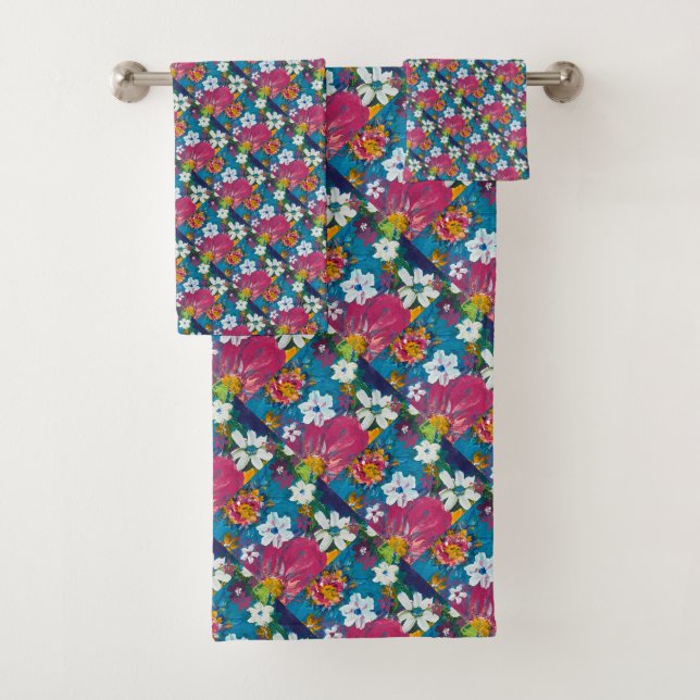 Jubilee Pattern Kids Bath Towel Set (Insitu)