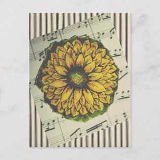 Jubilee Songflower Postcard