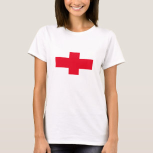 Jubilee T-shirt avec croix rouge comme drapeau d'A