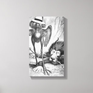 Jubjub Bird and the Bandersnatch Canvas Print