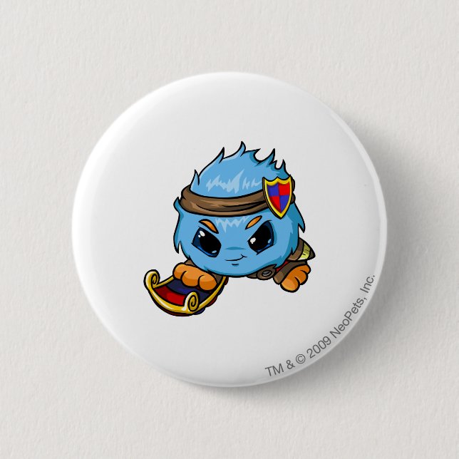 JubJub Meridell Player 2 Inch Round Button (Front)