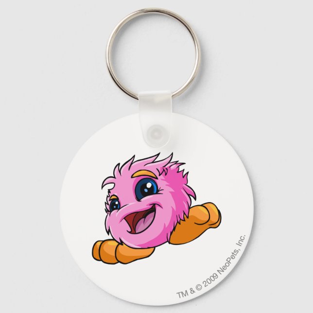 JubJub Pink Keychain (Front)