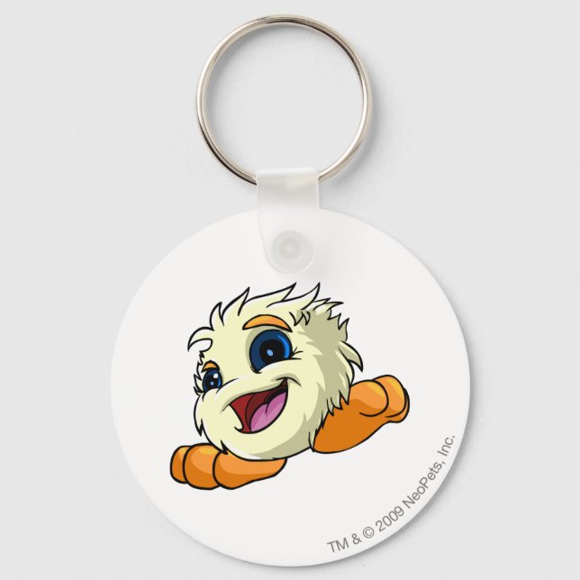 JubJub White Keychain (Front)