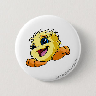 JubJub Yellow 2 Inch Round Button