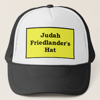 Judah Friedlander's Hat, Yellow Trucker Hat