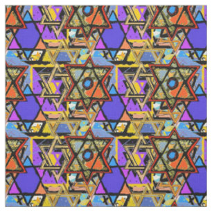 Judaic Customized Fabrics - Mogen David Gifts Fabric