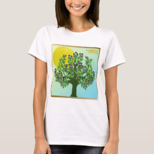 Judaica 12 Tribes Israel Asher T-Shirt