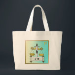 Judaica 12 Tribes Israel Dan Art Large Tote Bag<br><div class="desc">You are viewing The Lee Hiller Design Collection. Apparel,  Gifts & Collectibles Lee Hiller Photography or Digital Art Collection. You can view her Nature photography at http://HikeOurPlanet.com/ and follow her hiking blog within Hot Springs National Park.</div>