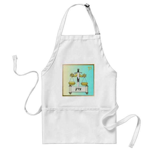 Judaica 12 Tribes Israel Dan Standard Apron (Front)