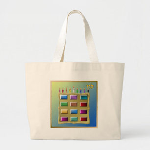 Judaica 12 Tribes Israel Levi Large Tote Bag