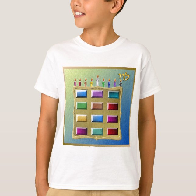 Judaica 12 Tribes Israel Levi T-Shirt (Front)