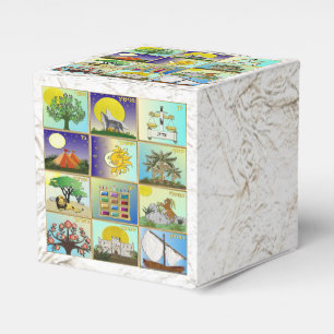Judaica 12 tribes of Israel Art Panels Favour Box