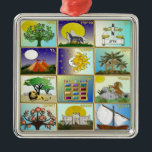 Judaica 12 Tribes Of Israel Art Panels Metal Ornament<br><div class="desc">You are viewing The Lee Hiller Design Collection. Apparel,  Gifts & Collectibles Lee Hiller Photography or Digital Art Collection. You can view her Nature photography at http://HikeOurPlanet.com/ and follow her hiking blog within Hot Springs National Park.</div>