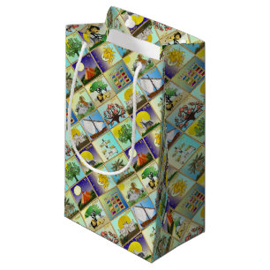 Judaica 12 Tribes Of Israel Art Print Small Gift Bag