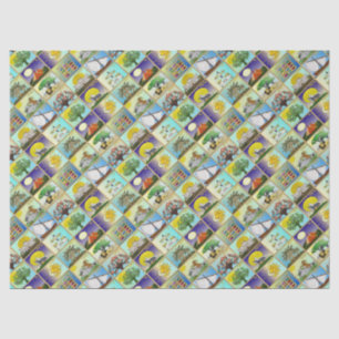 Judaica 12 Tribes Of Israel Art Print Tissue Paper