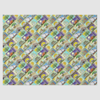 Judaica 12 Tribes Of Israel Art Print Tissue Paper