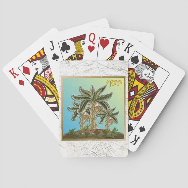 Judaica 12 Tribes Of Israel Joseph Playing Cards (Back)
