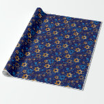 Judaica Giftwrapping Paper - Jewish Stars<br><div class="desc">Jewish Stars Art - Giftwrapping Paper - Order in Various Sized Rolls - Jewish Holidays - Chanukah - Hanukkah - Judaica - Judaic Theme</div>