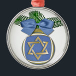 Judaica Hanukkah Star Of David Ornament Print<br><div class="desc">You are viewing The Lee Hiller Designs Collection of Home and Office Decor,  Apparel,  Gifts and Collectibles. The Designs include Lee Hiller Photography and Mixed Media Digital Art Collection. You can view her Nature photography at http://HikeOurPlanet.com/ and follow her hiking blog within Hot Springs National Park.</div>