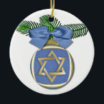 Judaica Hanukkah Star Of David Ornament Print<br><div class="desc">You are viewing The Lee Hiller Designs Collection of Home and Office Decor,  Apparel,  Gifts and Collectibles. The Designs include Lee Hiller Photography and Mixed Media Digital Art Collection. You can view her Nature photography at http://HikeOurPlanet.com/ and follow her hiking blog within Hot Springs National Park.</div>