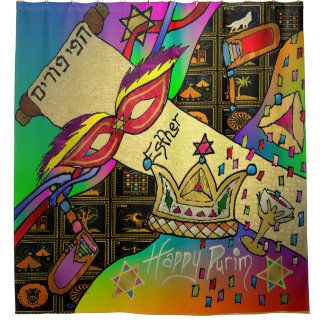 Judaica Purim Esther Celebration Dark Art Print